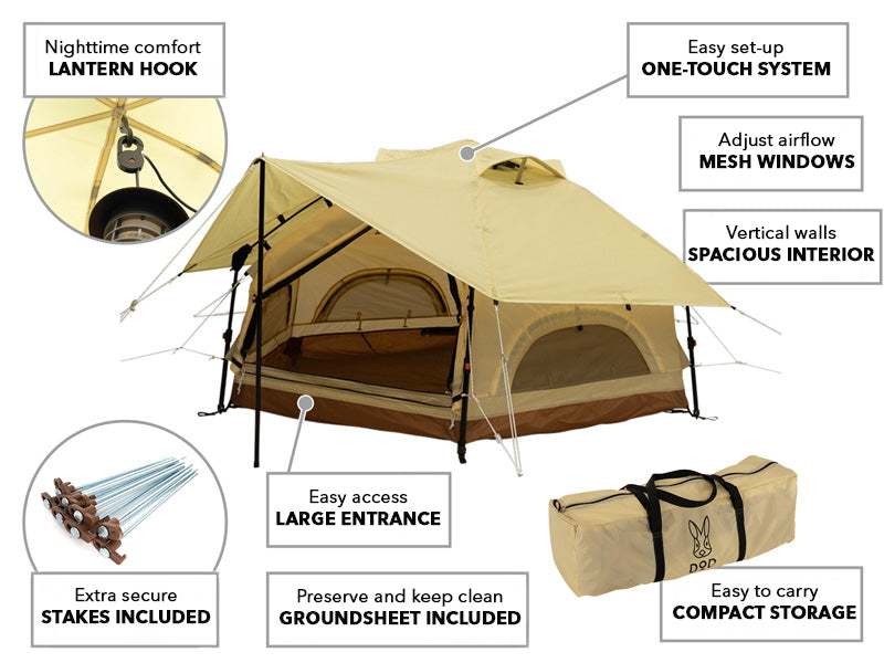 Compact Quick-Setup Camping Tent source view 4