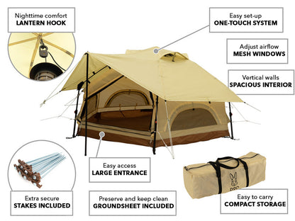Compact Quick-Setup Camping Tent source view 4