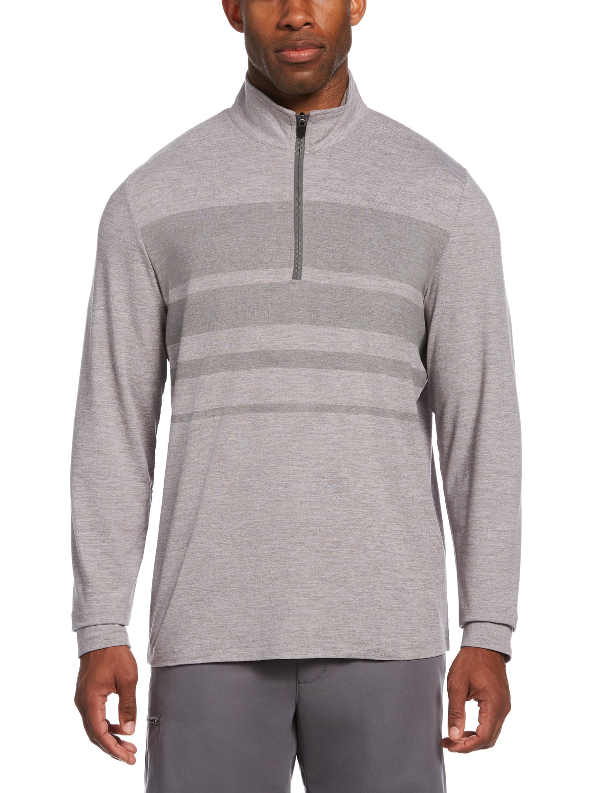 Men's Golf Pullover Light Grey Htr / S option