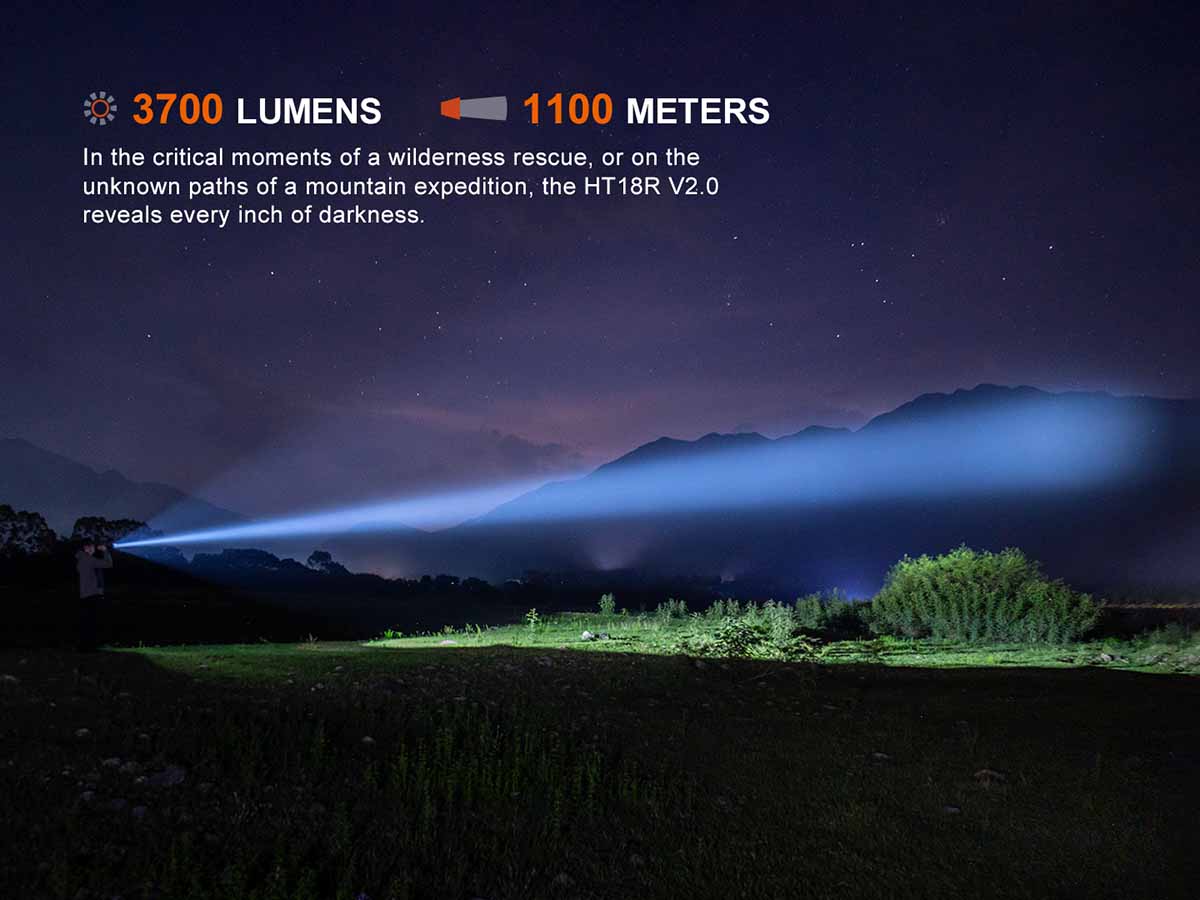 Rechargeable Long-Range Flashlight source view 4