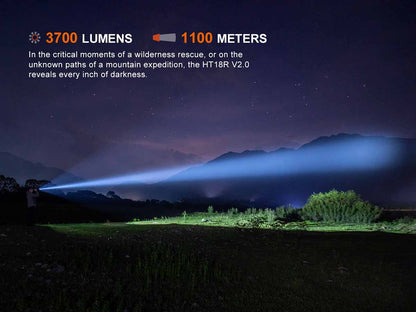 Rechargeable Long-Range Flashlight source view 4