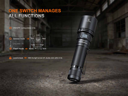 Rechargeable Long-Range Flashlight source view 4