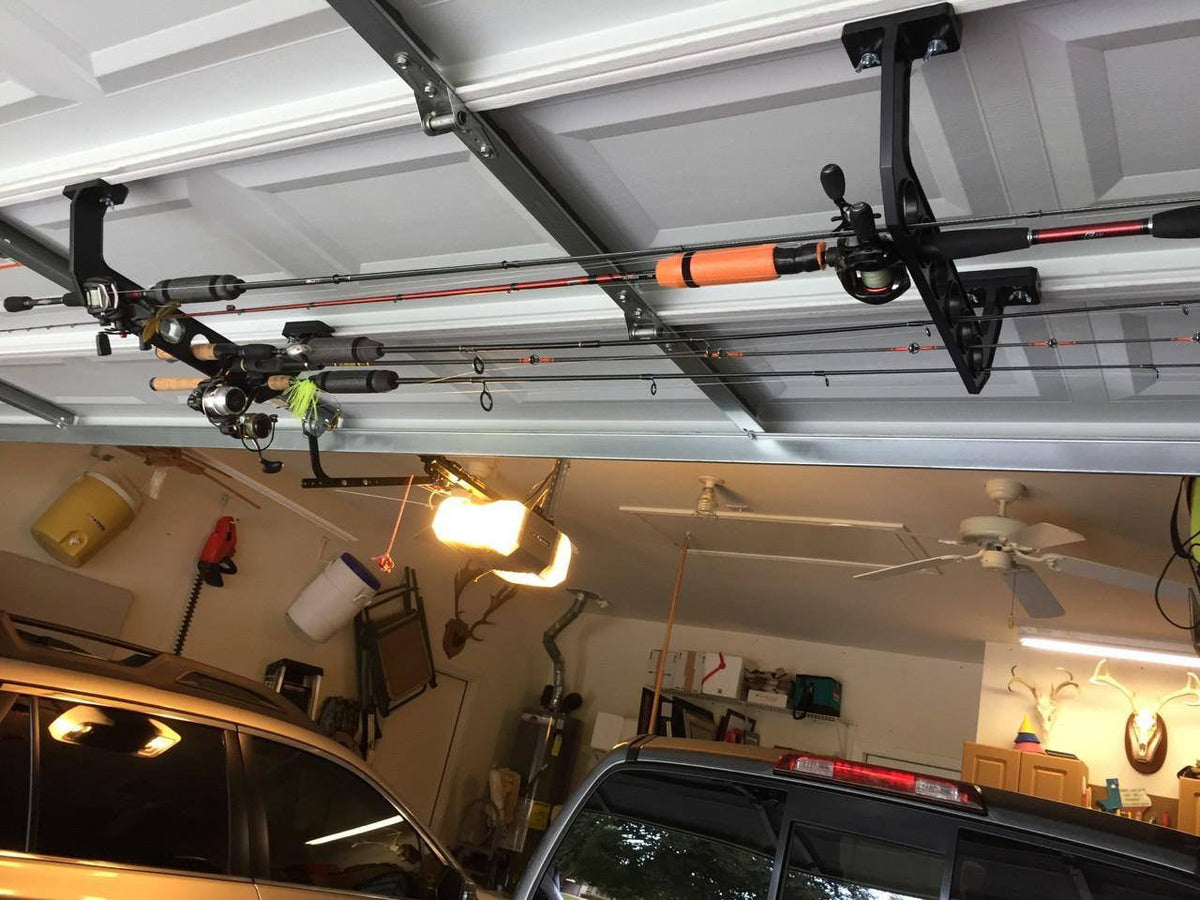 Garage Door Fishing Rod Rack source view 4
