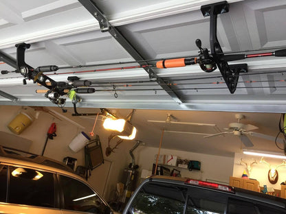 Garage Door Fishing Rod Rack source view 4