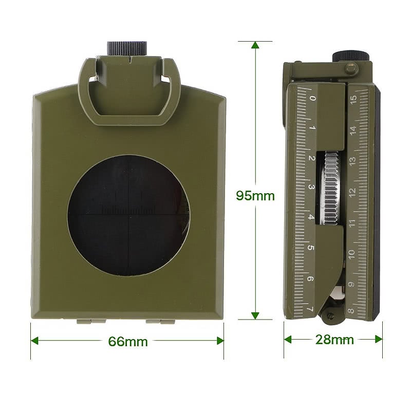 Lensatic Compass source view 5
