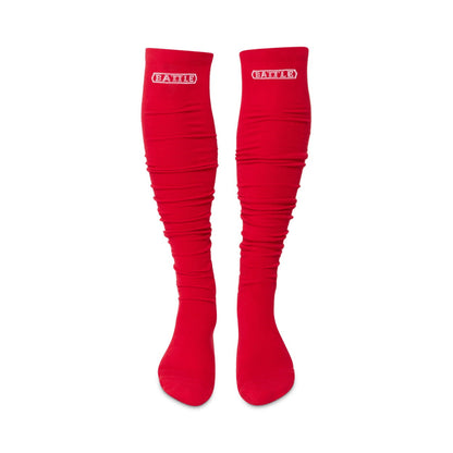 Football Socks Red / Adult S/M option