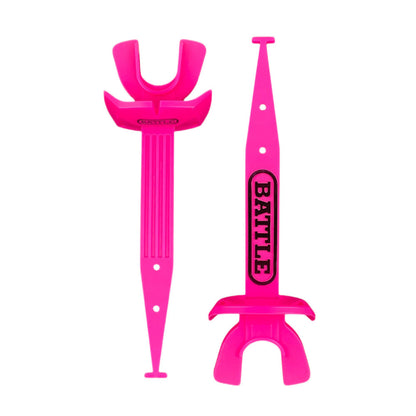 Football Mouthguard Neon Pink/Pink option