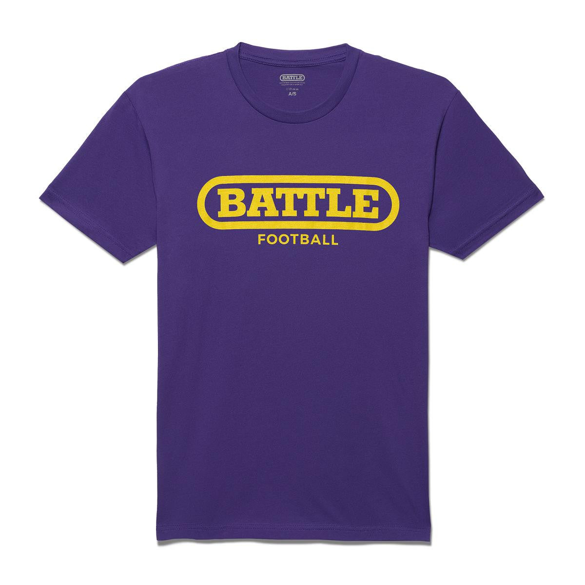 Football T-Shirt Purple / Yellow / Adult / S option