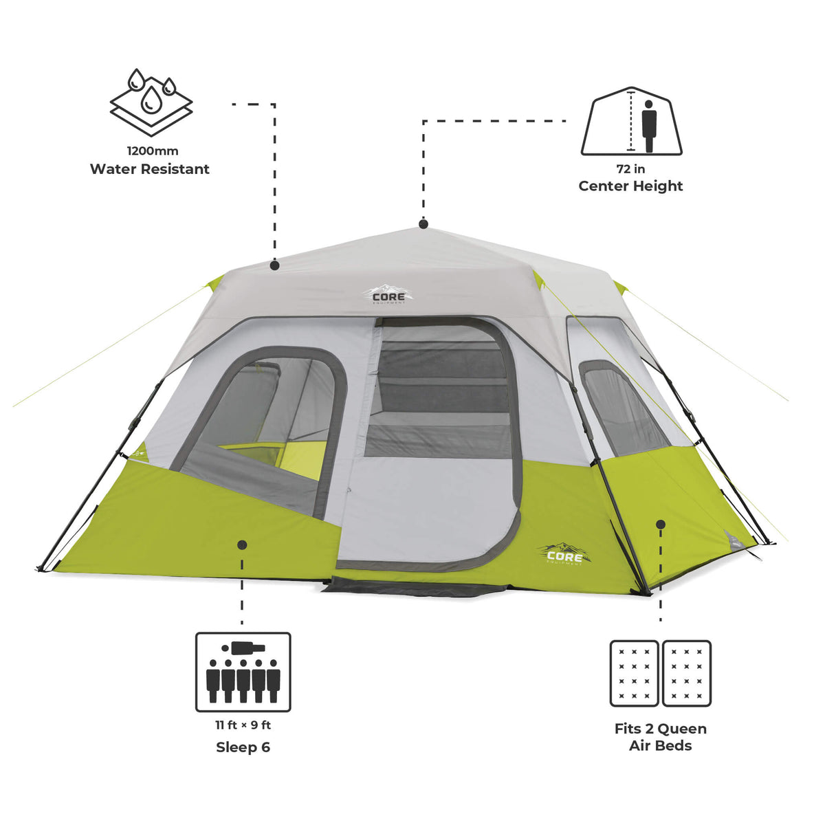 6-Person Instant Cabin Tent source view 5