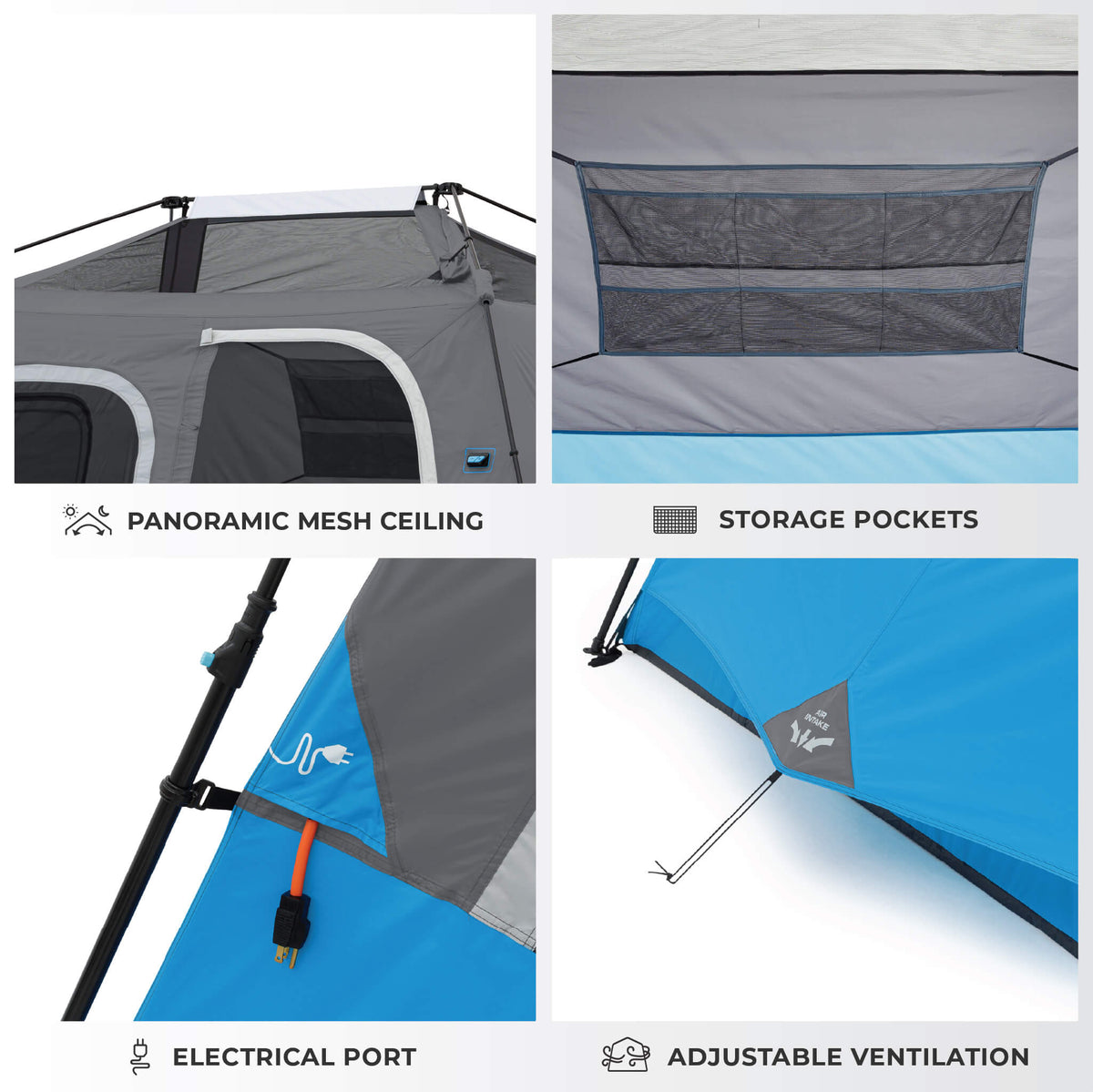 Lighted Instant Cabin Tent source view 5