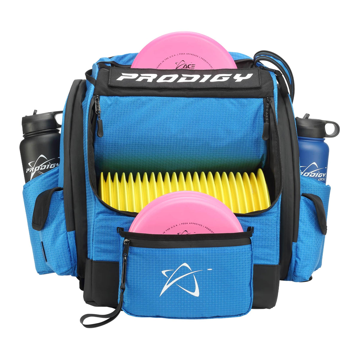Disc Golf Backpack Blue Ripstop option