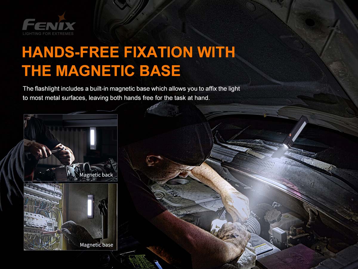 Rechargeable Magnetic Work Flashlight source view 5