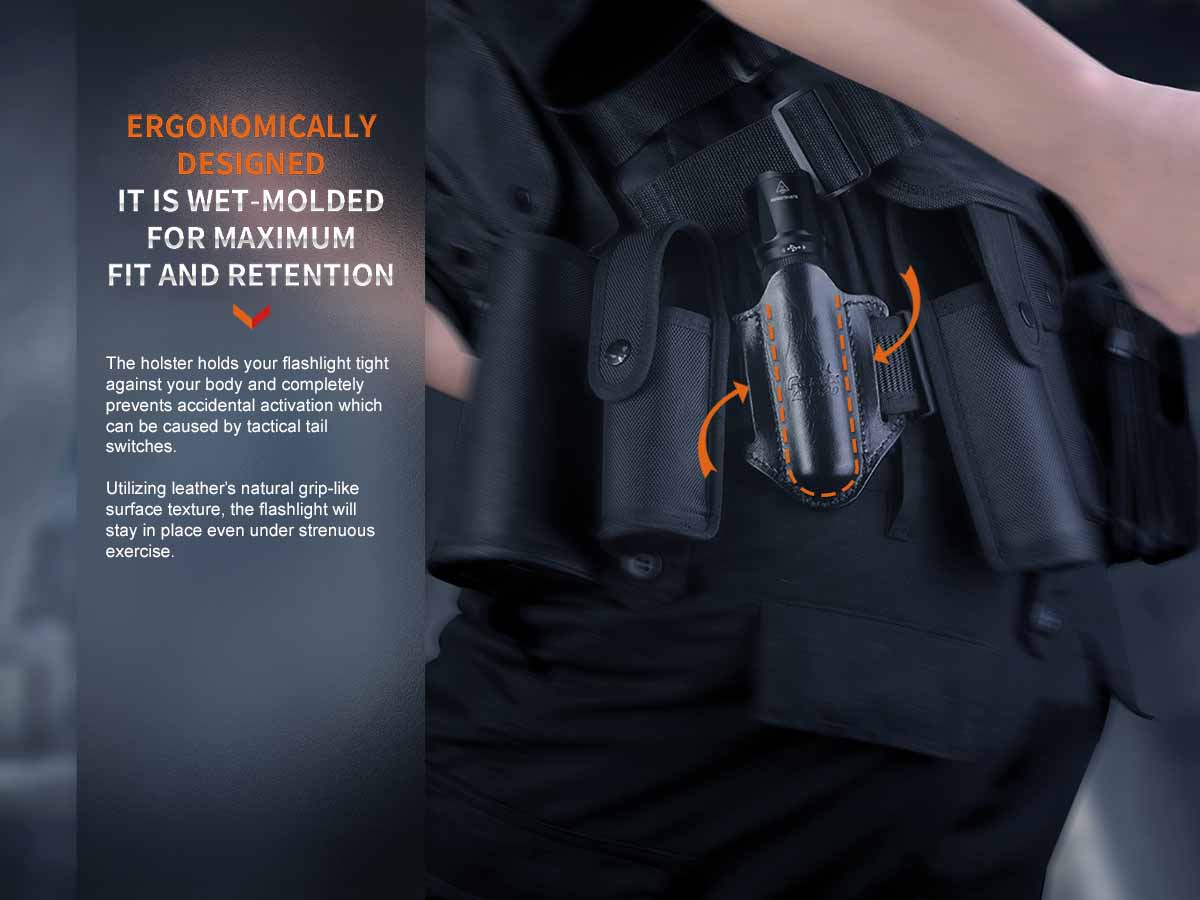 Leather Flashlight Holster source view 5