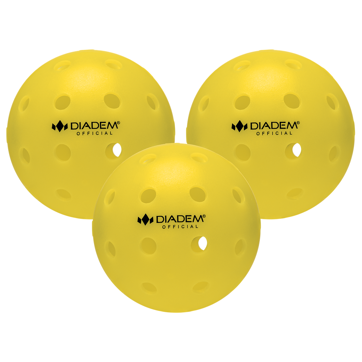 Outdoor Pickleball Ball Pack 3 / Yellow option