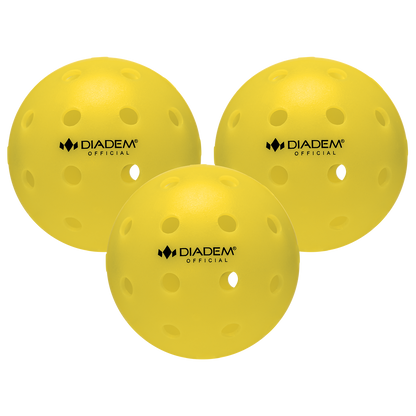 Outdoor Pickleball Ball Pack 3 / Yellow option