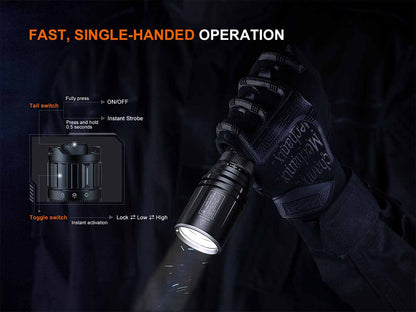 White Laser Flashlight source view 5