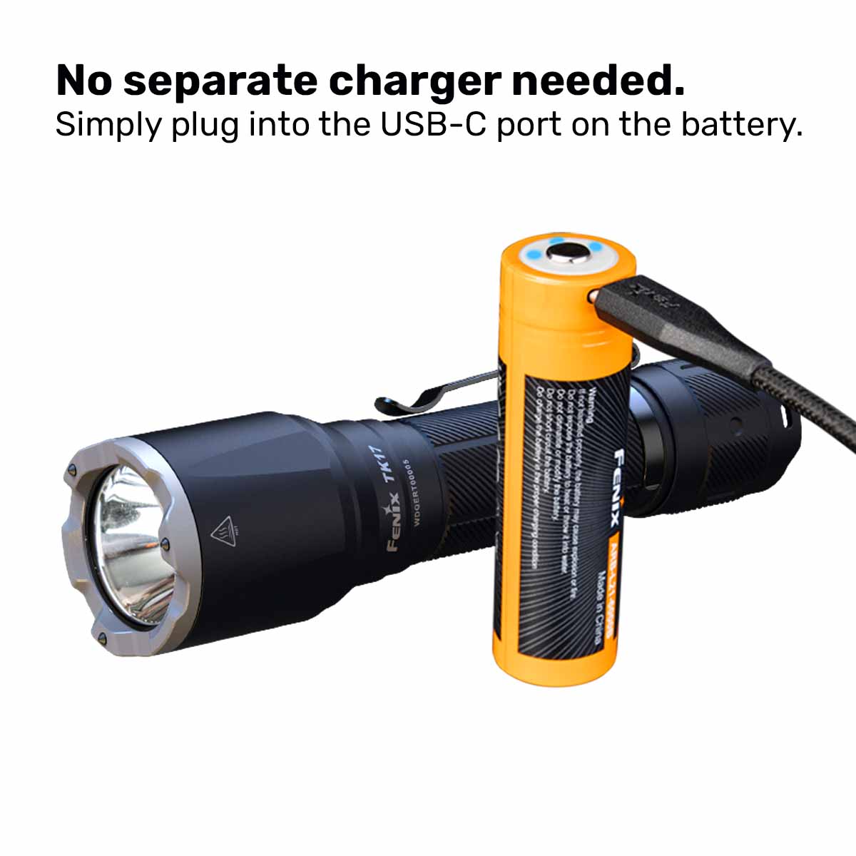 Rechargeable Tactical Flashlight source view 5
