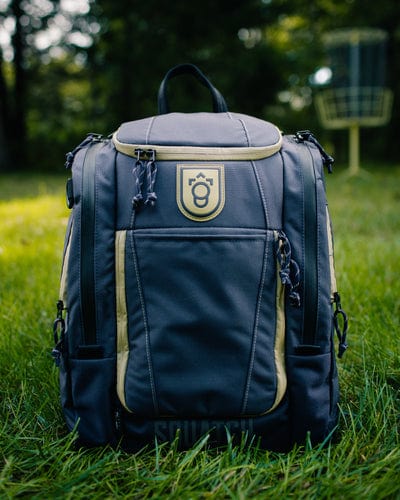 Disc Golf Backpack Navy / Fabric / Ready to Ship Immediately option