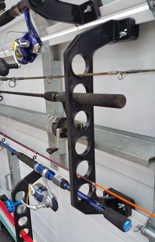 Garage Door Fishing Rod Rack source view 5