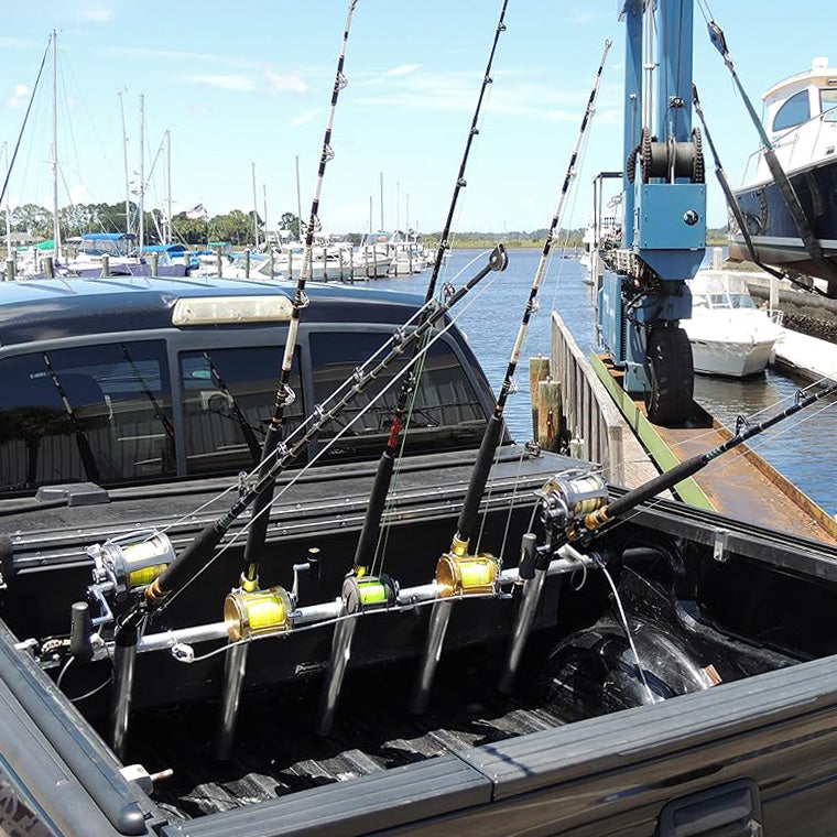 Truck Bed Fishing Rod Rack source view 5