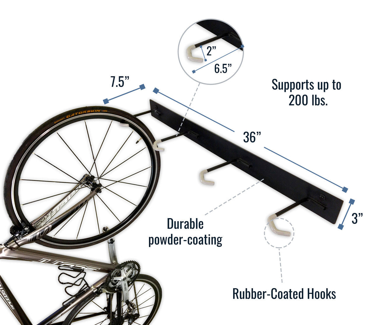 Bicycle Wall Rack source view 5