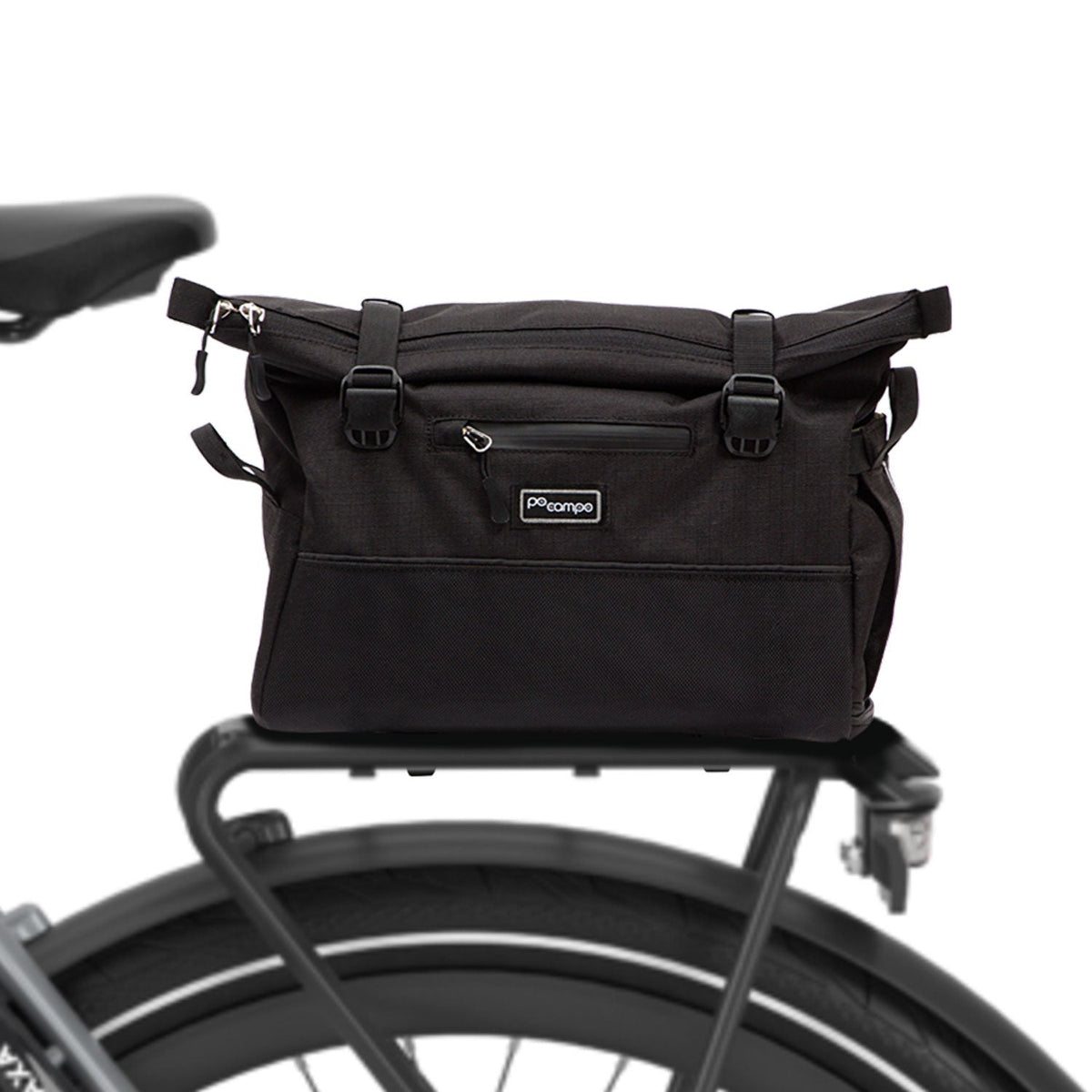 MIK Bicycle Trunk Bag Black Ripstop option
