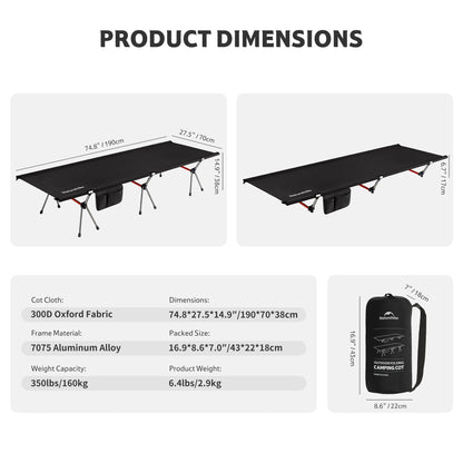 Camping Cot source view 5