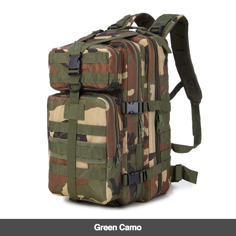 Hiking Backpack Green Camo option