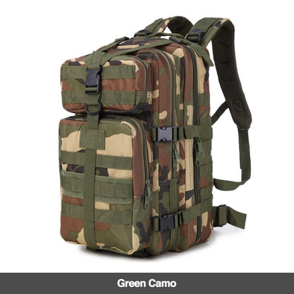 Hiking Backpack Green Camo option