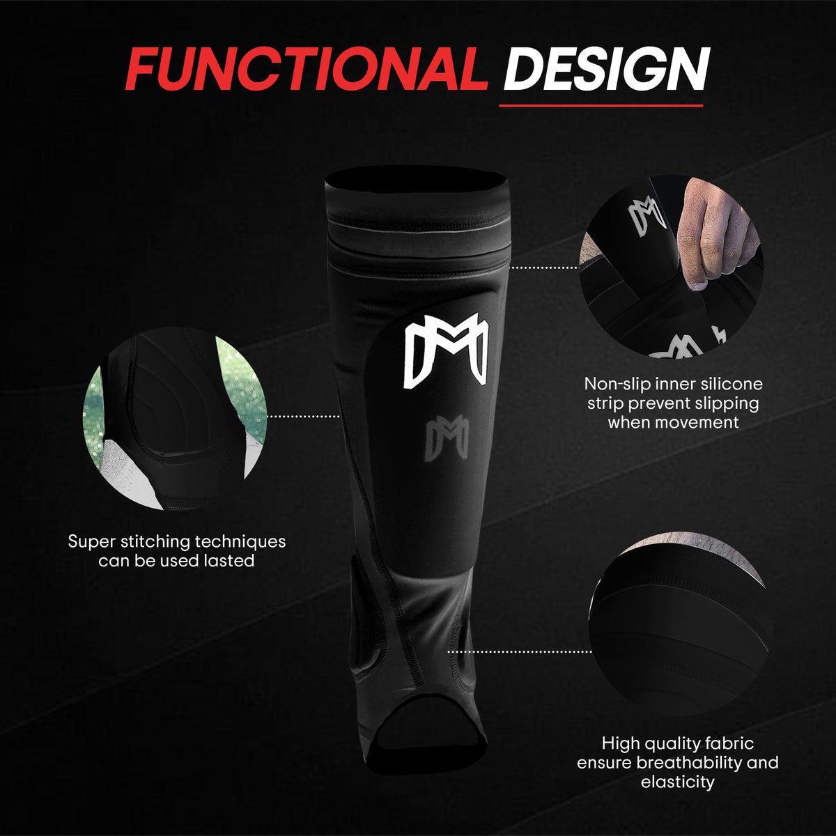 Soccer Shin Guard Sleeves source view 5