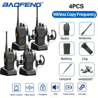 Complete set of BF-888s four-piece set (with four free earphones)