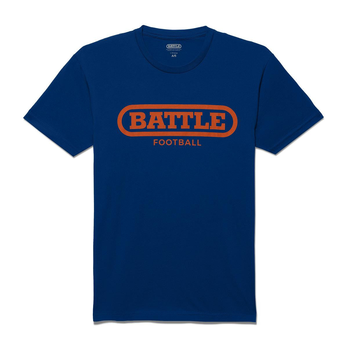 Football T-Shirt Blue / Orange / Adult / S option