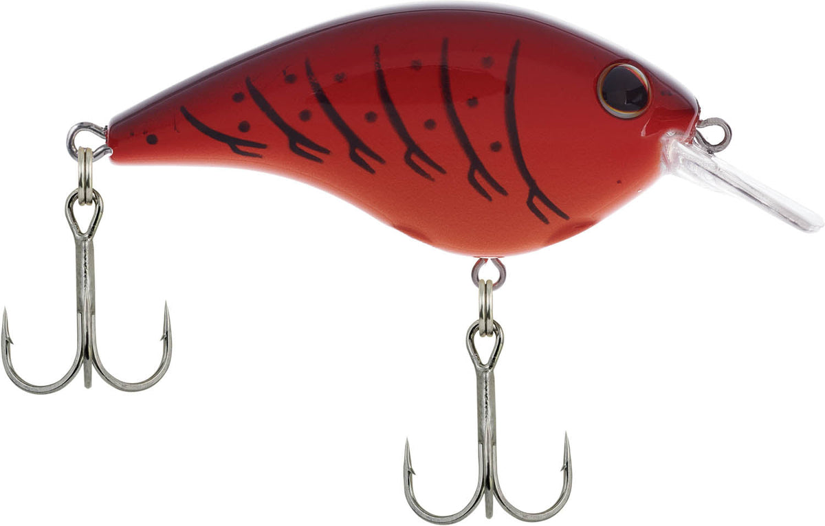 Shallow Diving Crankbait Candy Apple Red Craw / 5 - 2 1/4 inch - 1/3 oz option