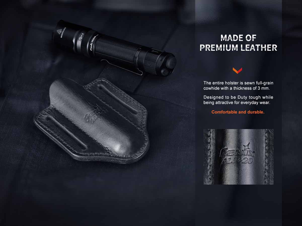 Leather Flashlight Holster source view 6