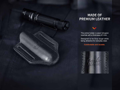 Leather Flashlight Holster source view 6