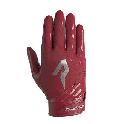 Youth Football Gloves Youth X Small / Maroon option