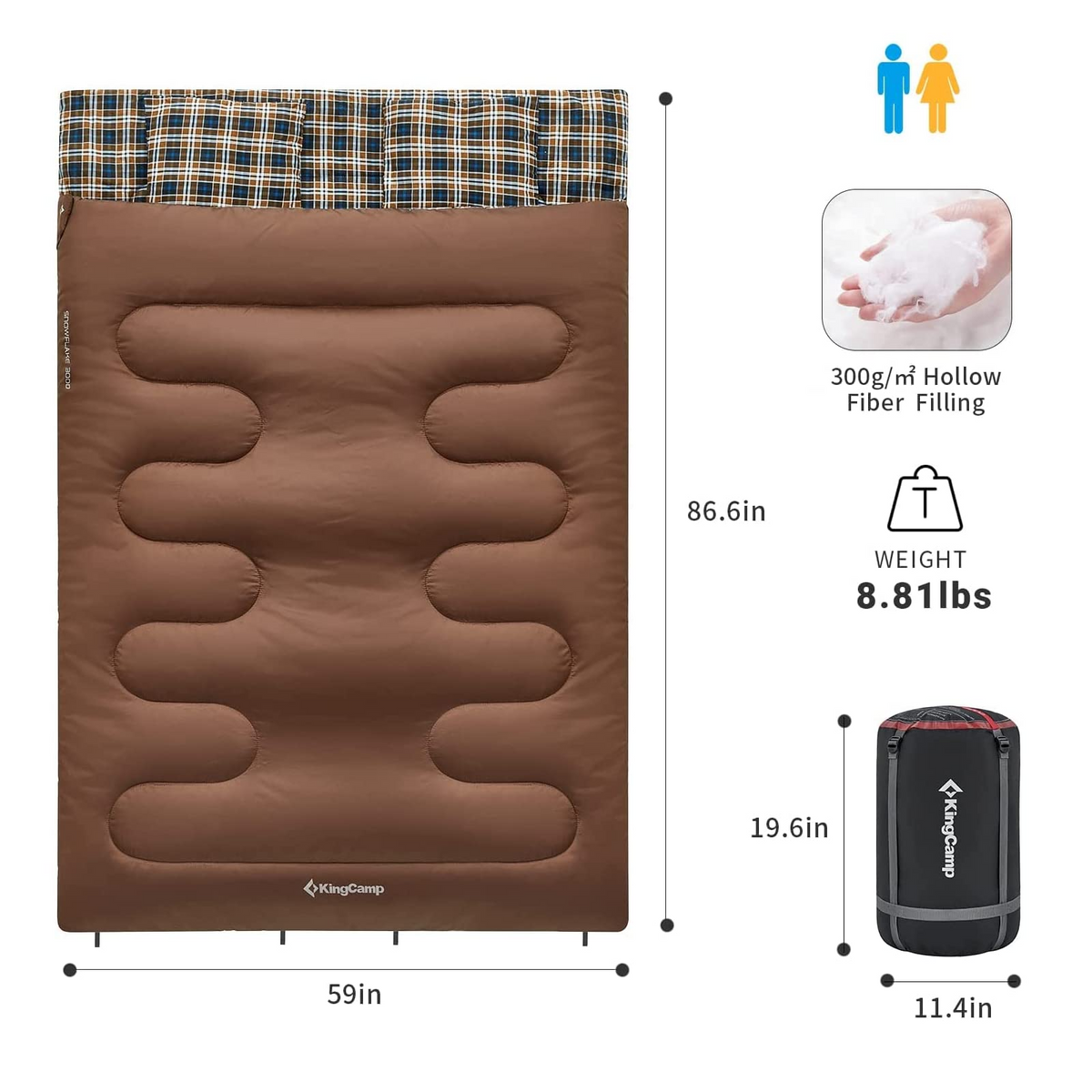 Double Sleeping Bag source view 6