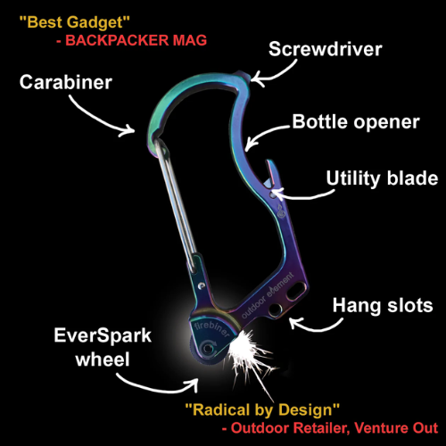 Fire-Starting Multitool Carabiner source view 6