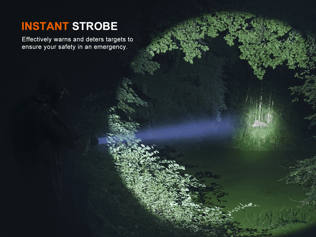Rechargeable Long-Range Flashlight source view 6
