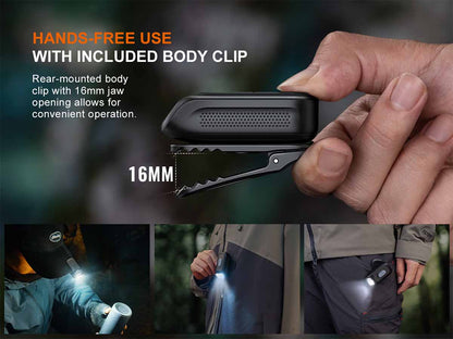 Rechargeable Clip-On EDC Flashlight source view 6