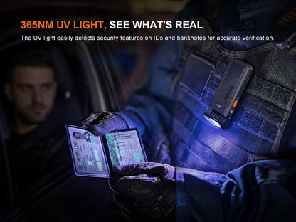 Rechargeable UV Clip-On Flashlight source view 6