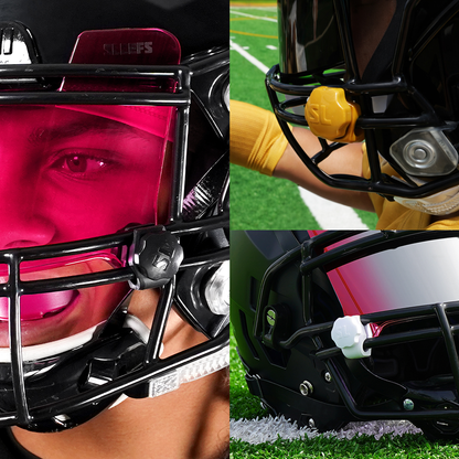 Football Visor Quick Clips source view 7