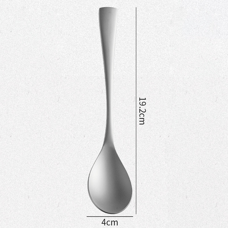 Titanium Camping Spoon Sanding Alice Spoon option