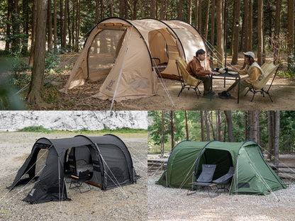 Multi-Room Tunnel Camping Tent source view 7