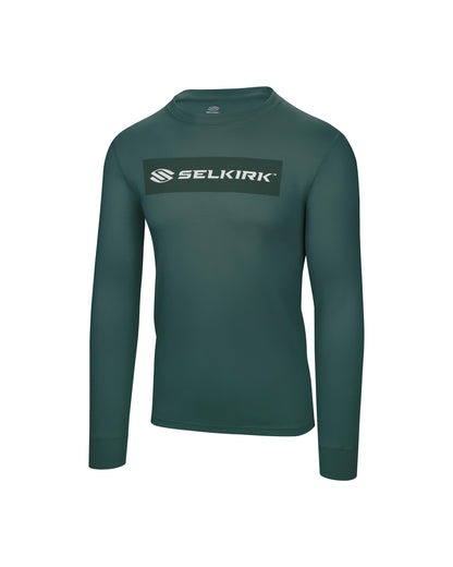 Cotton Long Sleeve Pickleball T-Shirt Green / XS option