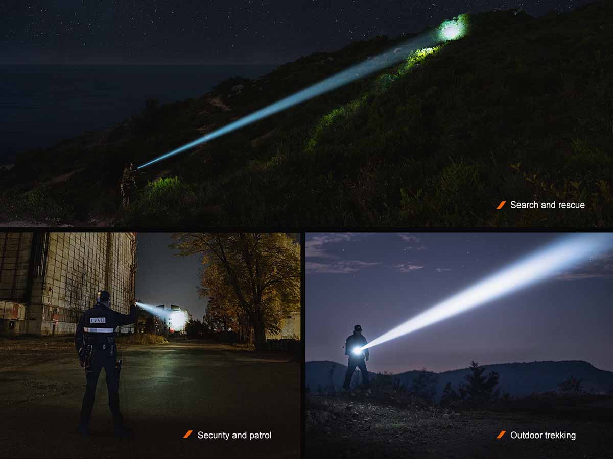 White Laser Flashlight source view 7