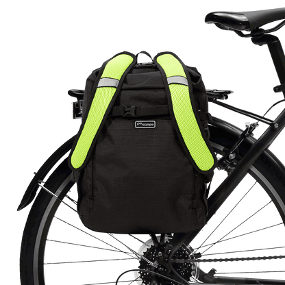 Convertible Bicycle Pannier Black Ripstop option