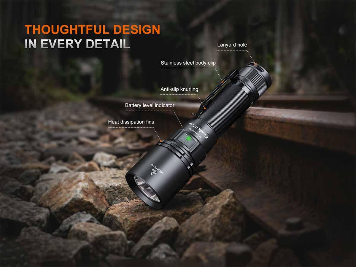 Rechargeable Long-Range Flashlight source view 7