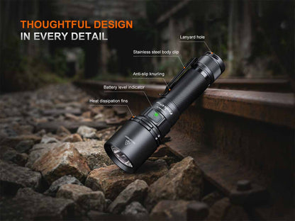 Rechargeable Long-Range Flashlight source view 7
