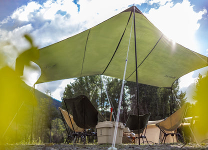 Hexagonal Camping Tarp source view 7
